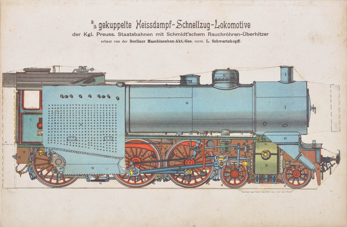 As well as pop-ups of various locomotives and engines, the Wright Brothers' aeroplane, the 1911 model, is also included