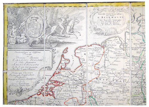 The first edition, with dedication to 'Emerscu Joseph' and before addition of the name of 'Schmidt' as engraver. Hand coloured outline