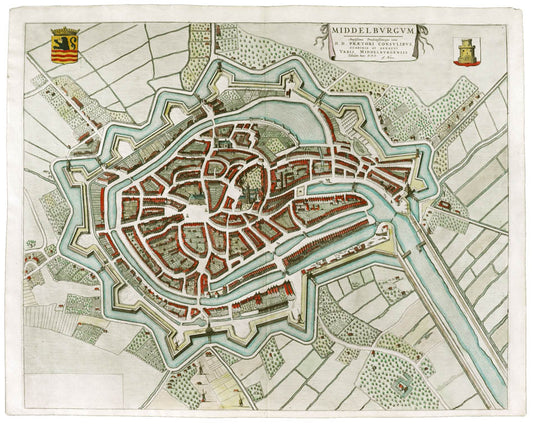 From Joan Blaeu's town book of the Netherlands, first published one year after the peace of Munster.