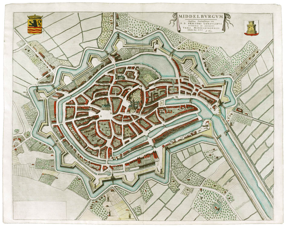From Joan Blaeu's town book of the Netherlands, first published one year after the peace of Munster.