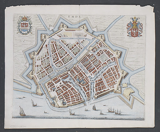 From Joan Blaeu's town book of the Netherlands, first published one year after the Spanish acknowledgement of the Dutch Republic.