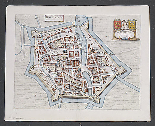 From Joan Blaeu's town book of the Netherlands, first published one year after the Spanish acknowledgement of the Dutch Republic. 