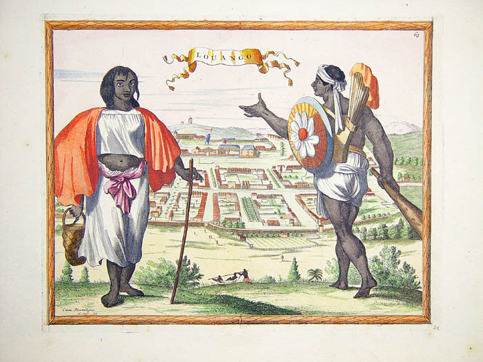 Hand-coloured copper-plate engraving.