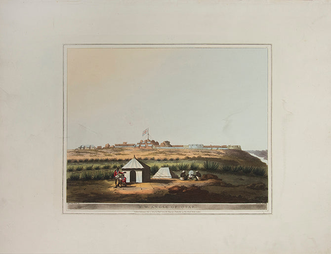 Aquatint by Harraden, with original hand-colour.