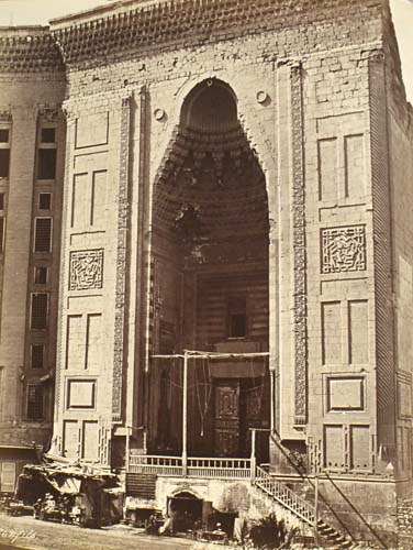 [Doorway of Sultan Hassan's Mosque, Cairo].