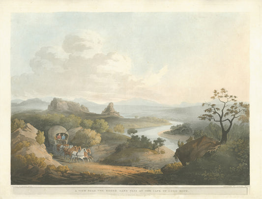 A magnificent original hand-coloured aquatint, excellent condition with radiant colouring and full margins.
