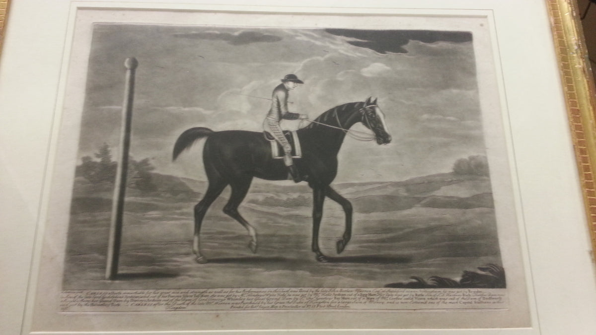Careless (with jockey); Cardinal Puff; Pumpkin; Careless Beating Atlas.