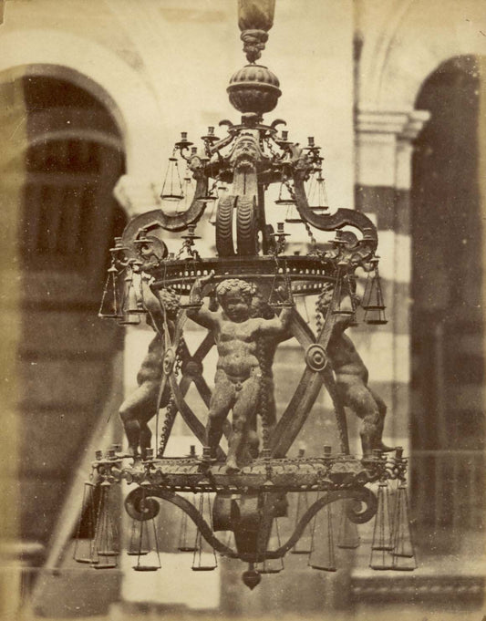 Pisa. Lampadario, nel Duomo [Cherub Lantern].