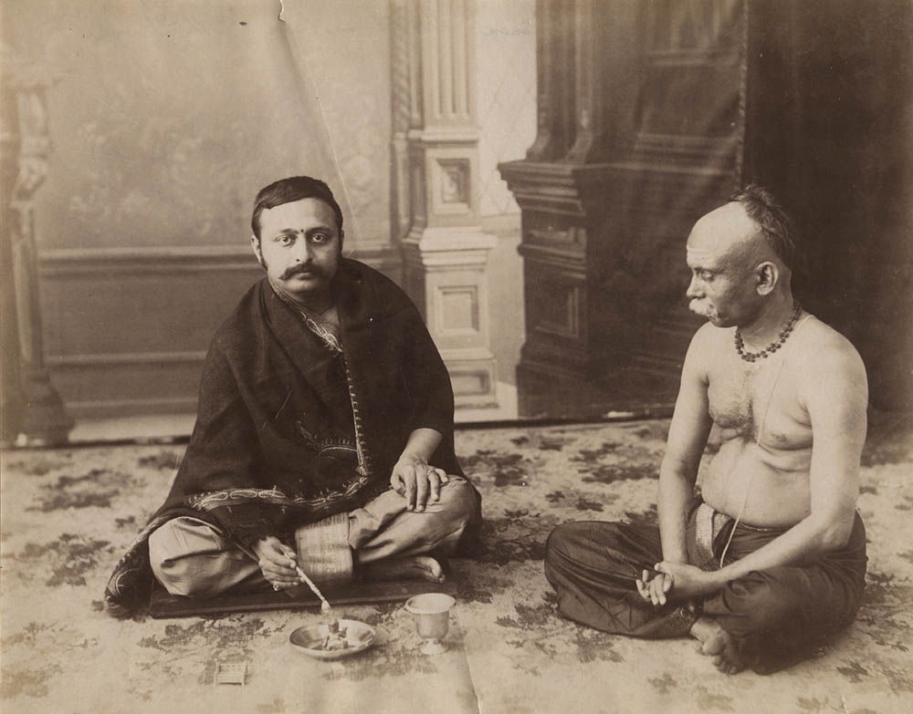 [Religious men from Bombay, India].