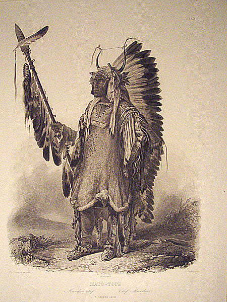 Mato-Tope. A Mandan Chief.