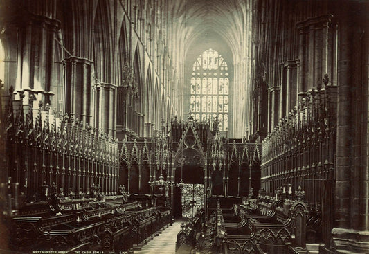 The Choir Stalls, Westminster Abbey.