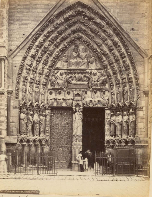 North Door, Notre Dame, Paris.