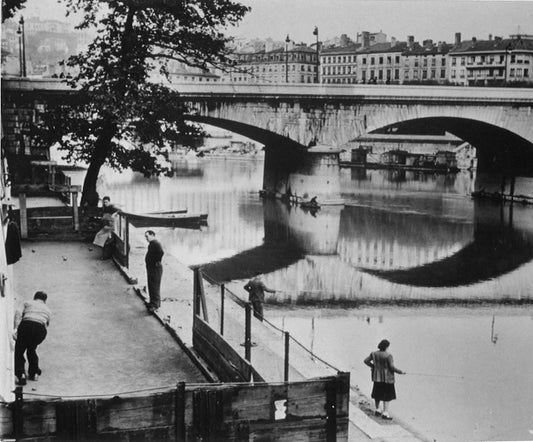 France. Pont du Cange - Lyons on the River Rhone.