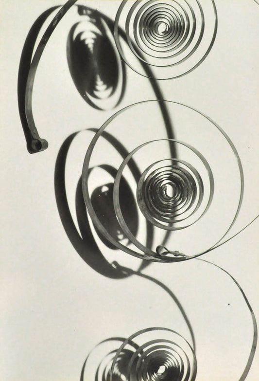 Pocket Watch Springs, enlarged.