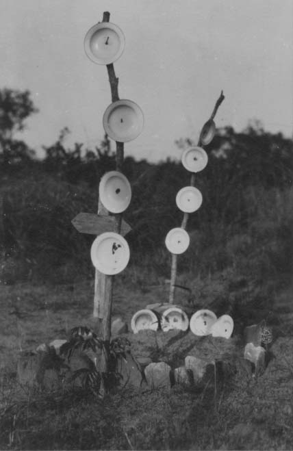 Grave Decorated With Old Pottery, Congo