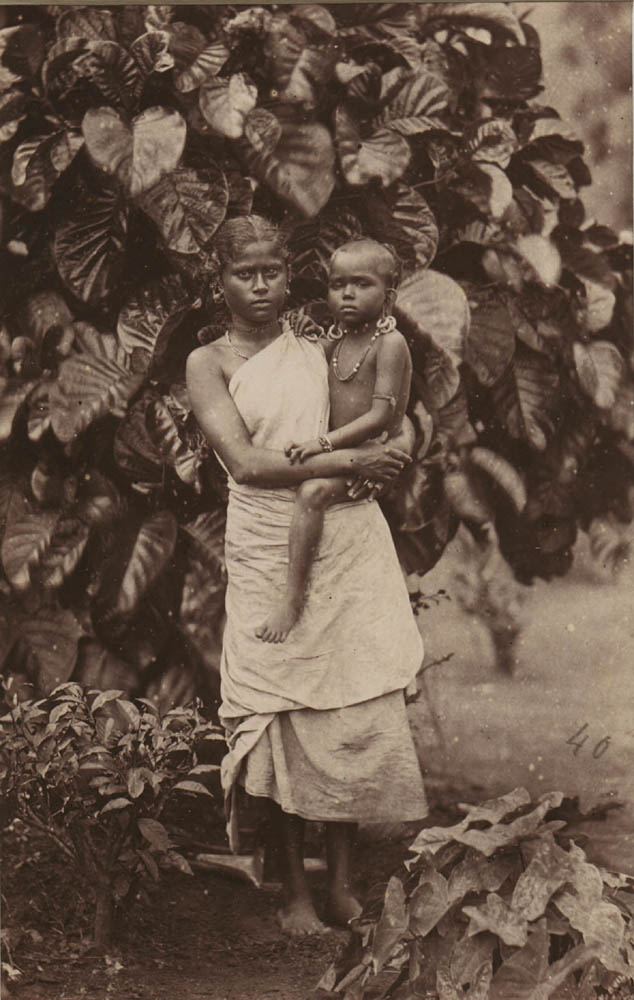[Sinhalese Woman and Child].