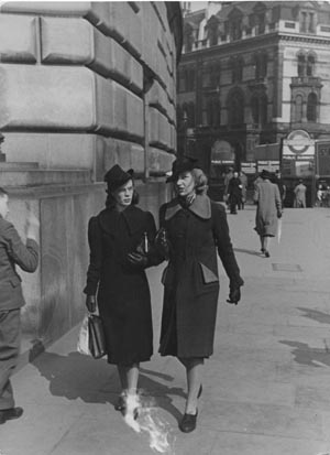 Temporary Capitalists. [Two ladies in Trafalgar Square]
