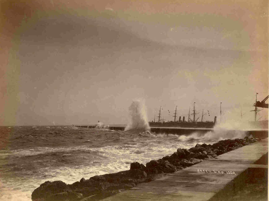 [Breakwater at Colombo].