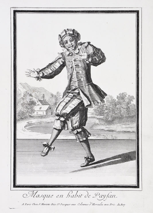 Masque en habit de Paysan.