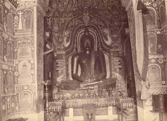 [Inside a Buddhist Temple].