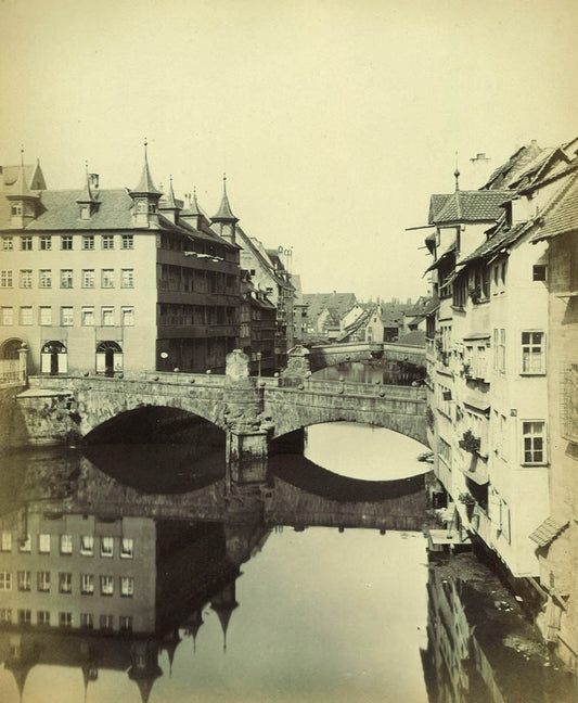 The Pegnitz in Nuremberg, Bavaria.