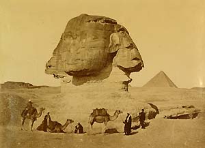[Sphinx at Giza]<br />