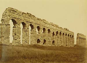 [Aqueduct, Rome].
