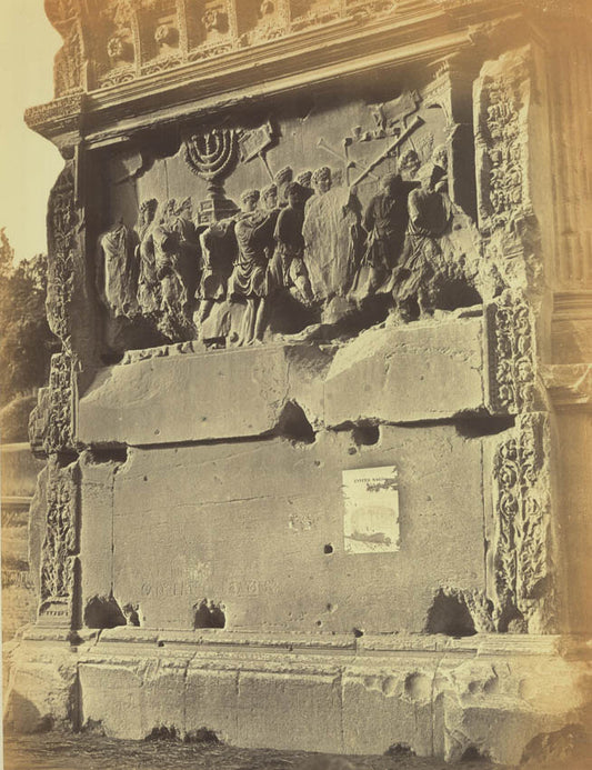 [Relief, Arch of Titus, Rome].