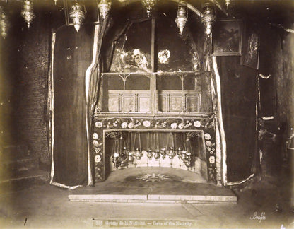 Cave of the Nativity: The Manger.