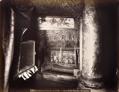 Cave of the Nativity: The Manger.