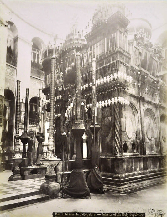 Interior of the Holy Sepulchre.