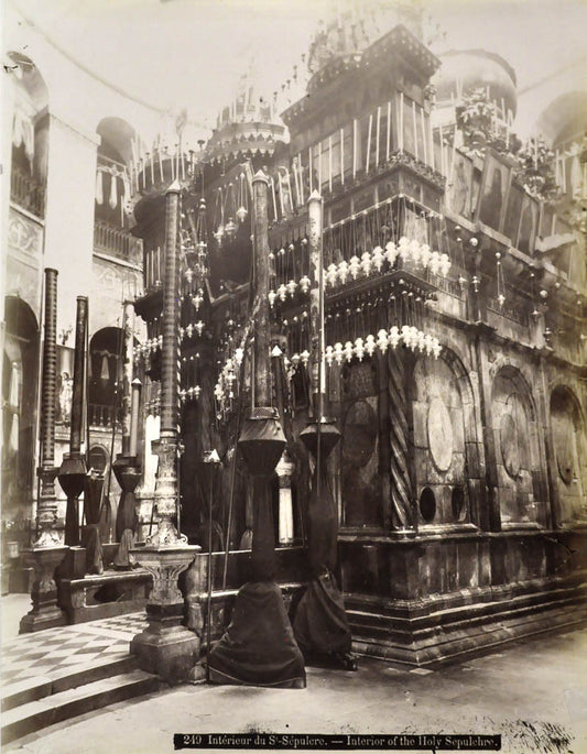 Interior of the Holy Sepulchre.
