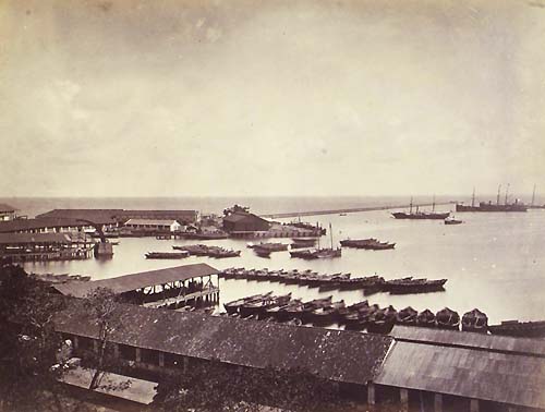 [Colombo harbour, Ceylon].