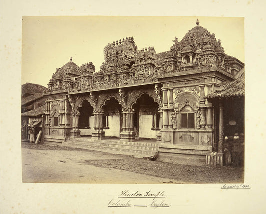 Hindoo Temple. Colombo. Ceylon.