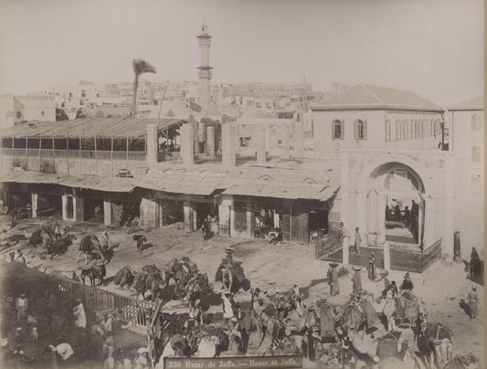 Bazaar at Jaffa.