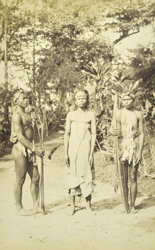 [A group of Dayaks].