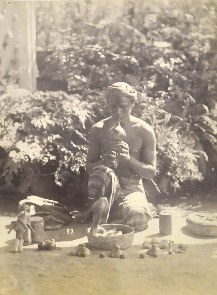 Snake charmer.