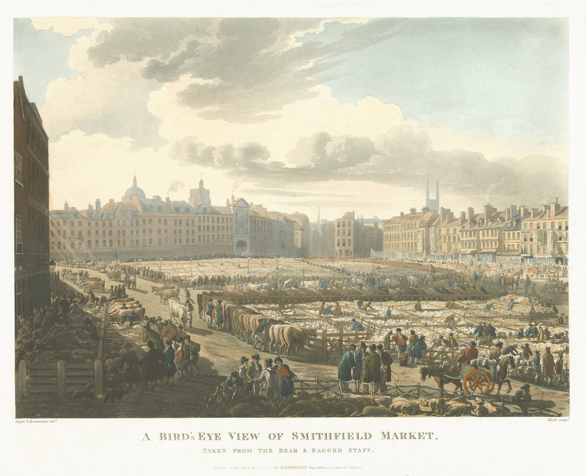 A Bird's Eye View of Smithfield Market,