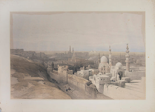 Original hand-coloured lithograph on fine paper mounted on card as issued from the subscription edition of Roberts' Egypt and Nubia.