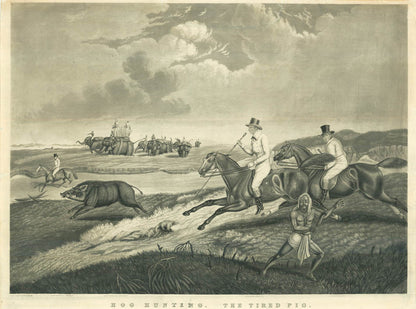 Hog Hunting, the set of 4.