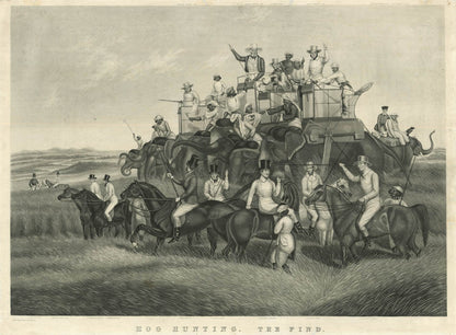 Hog Hunting, the set of 4.