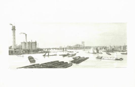 BOYS Thomas Shotter Westminster from Waterloo Bridge 1842