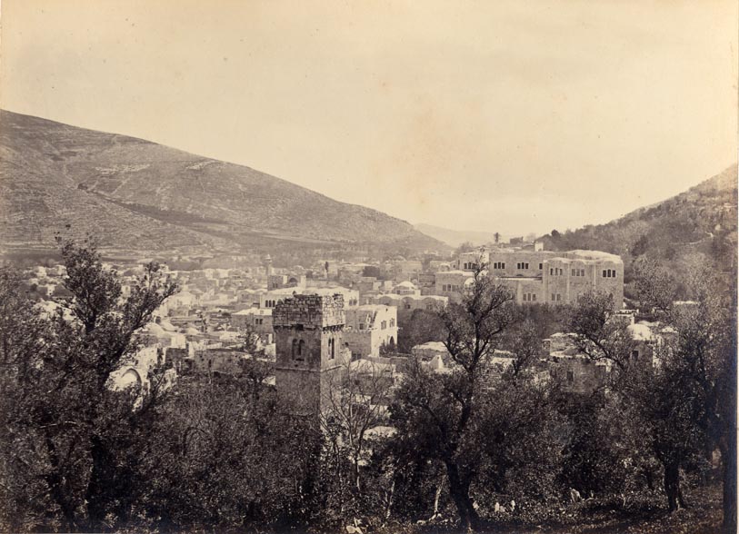 Shechem (Nablous), Between Ebal and Gerizim.