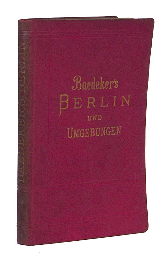 Twelfth edition of Baedeker's Berlin.