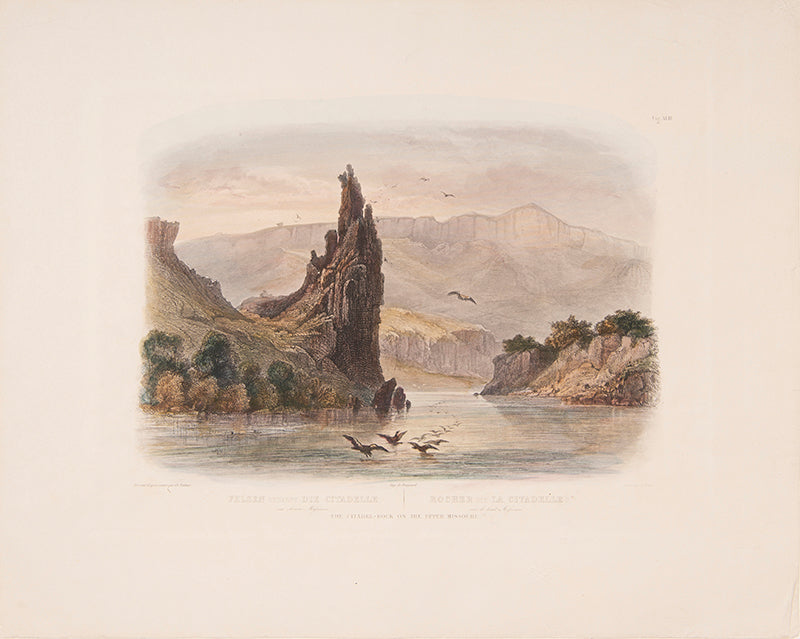 From the illustrated 'Travels in the Interior of North America between 1832-34' by Prince Maximilian Alexander Philipp Zu Wied-Neuweid