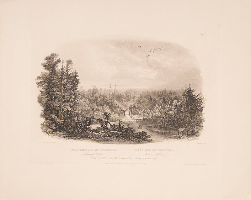 From the illustrated 'Travels in the Interior of North America between 1832-34' by Prince Maximilian Alexander Philipp Zu Wied-Neuweid