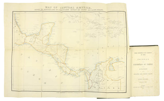 First edition of the narrative of Gisborne's travels in northern Columbia, Panama, and Darien, with observations on customs, the Panama railway and more.