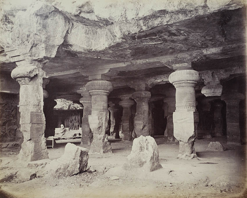 [Caves of Elephanta, Bombay].