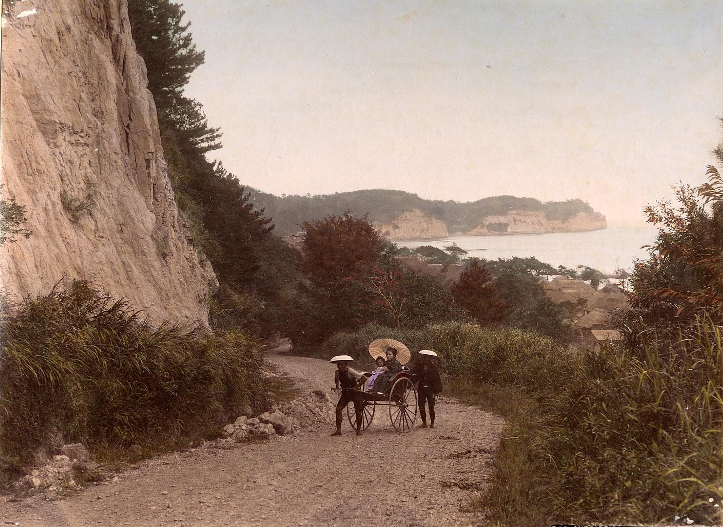 [Fourteen Hand-coloured Albumen Prints of Japan].