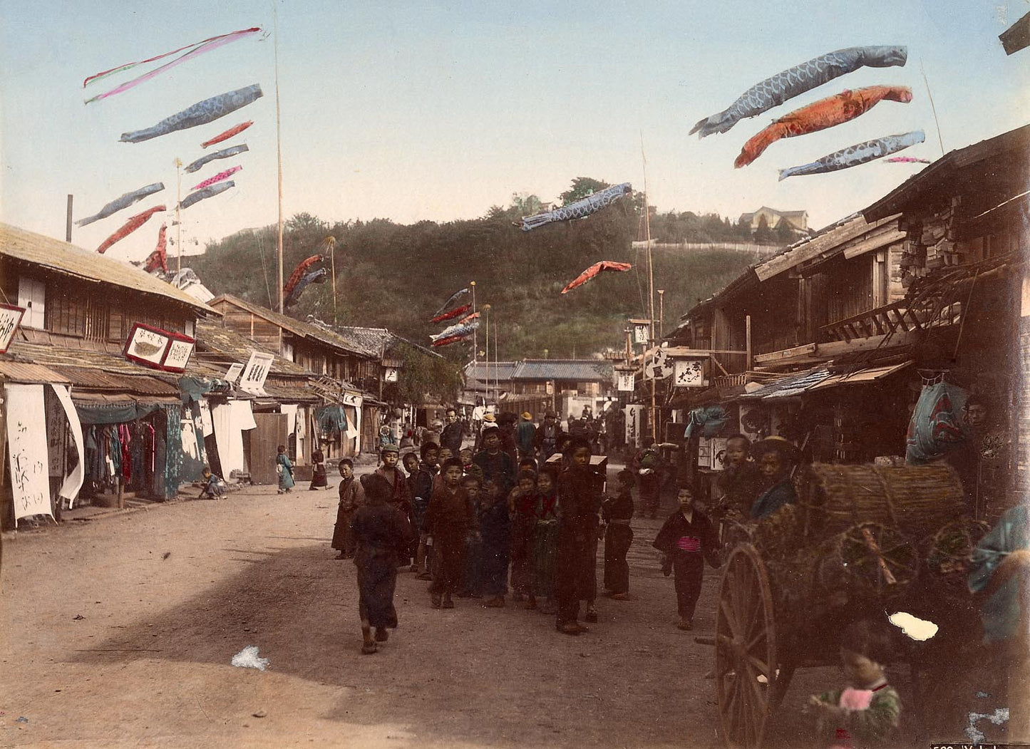 [Fourteen Hand-coloured Albumen Prints of Japan].